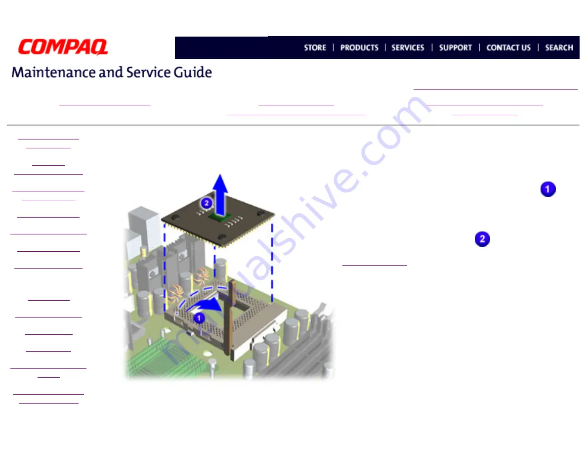 Compaq Presario 5000 Series Maintenance And Service Manual Download Page 106