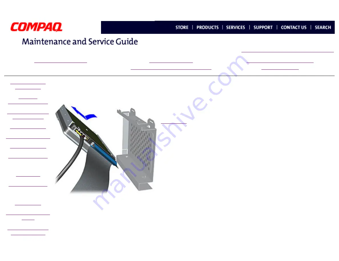 Compaq Presario 5000 Series Maintenance And Service Manual Download Page 152