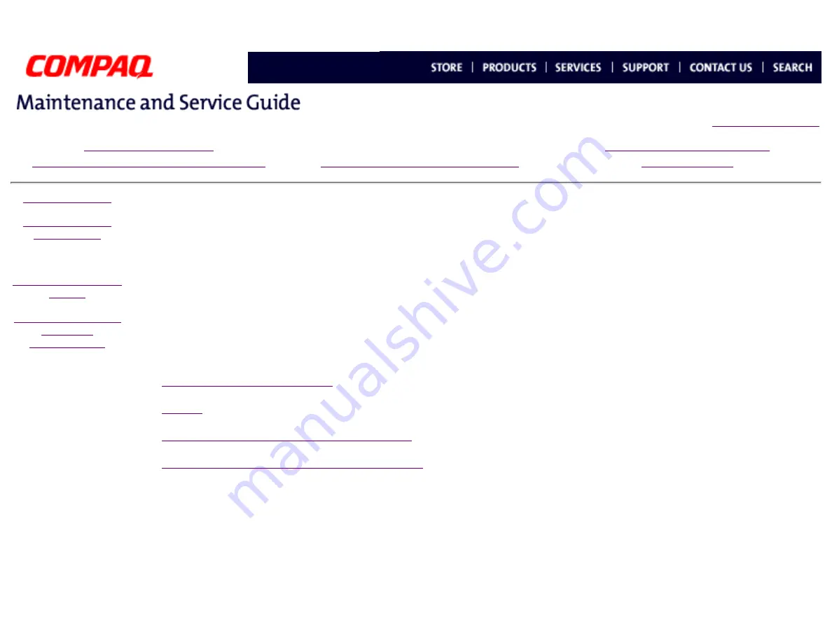 Compaq Presario 5000 Series Maintenance And Service Manual Download Page 177