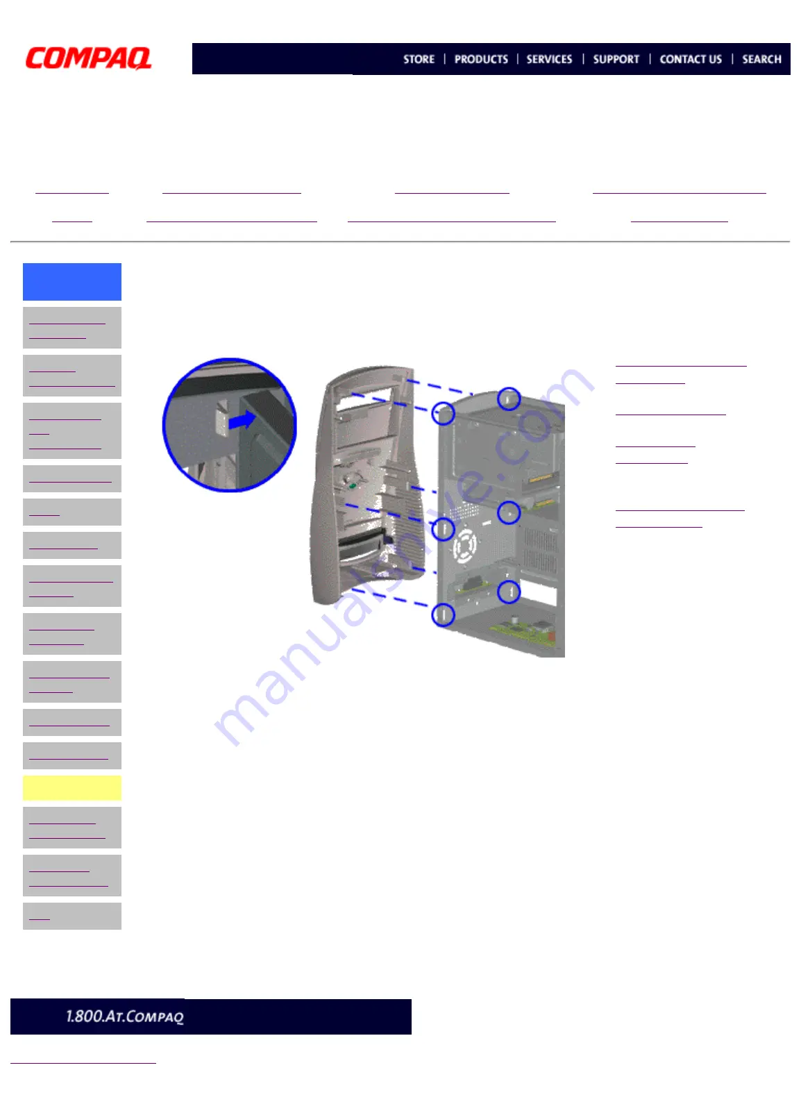 Compaq Presario 5070 Maintenance And Service Manual Download Page 86