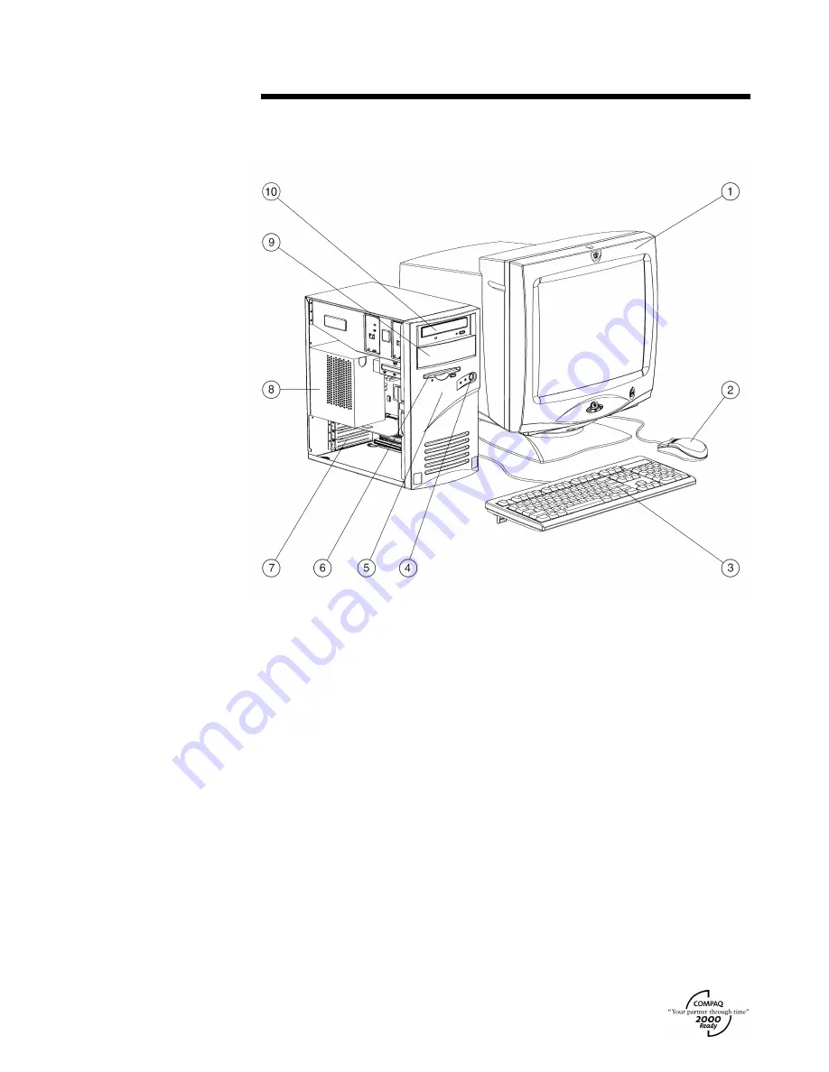 Compaq ProSignia 320 - Desktop PC Скачать руководство пользователя страница 1