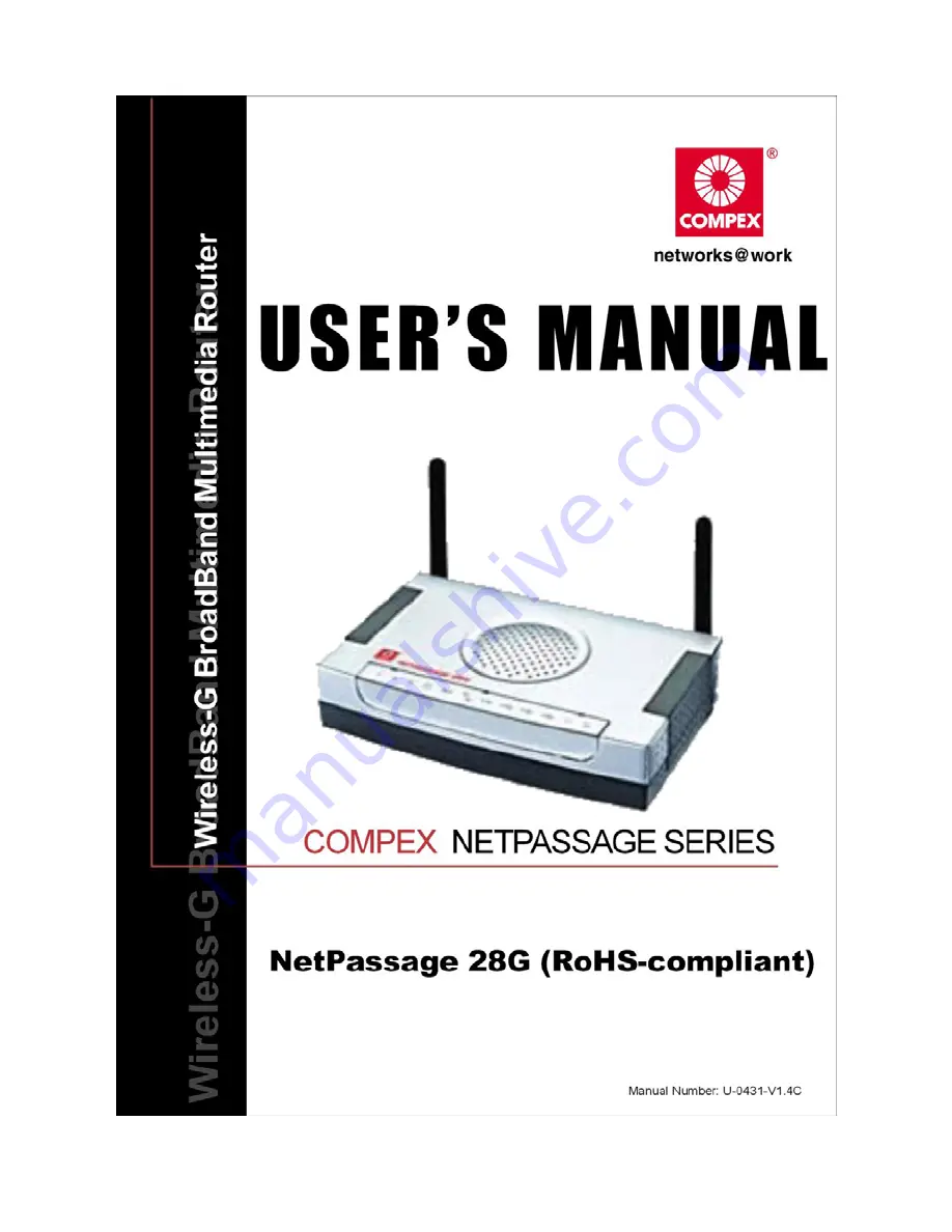 Compex NetPassage 28G User Manual Download Page 1