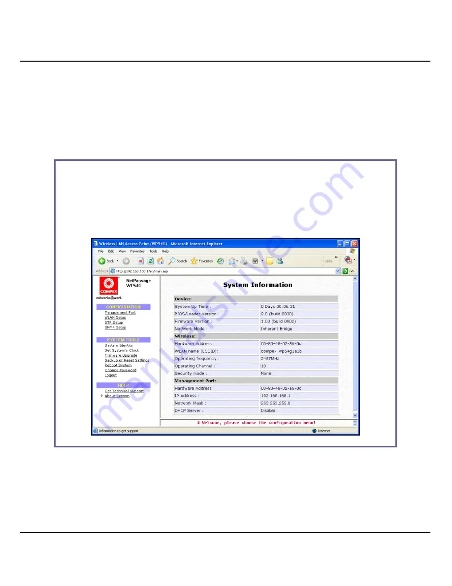 Compex WP54G 1a User Manual Download Page 154