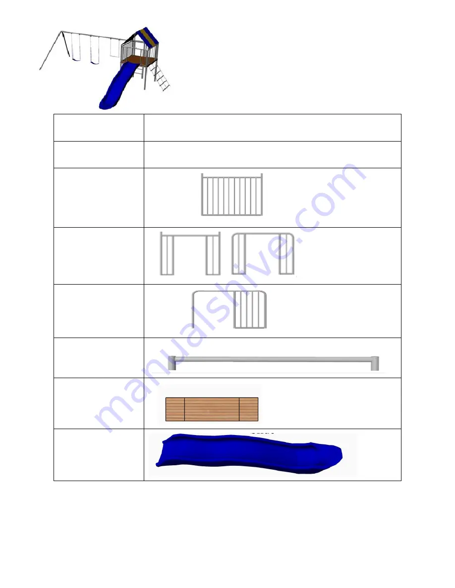 Component Playgrounds PH30 Swing Set Скачать руководство пользователя страница 2