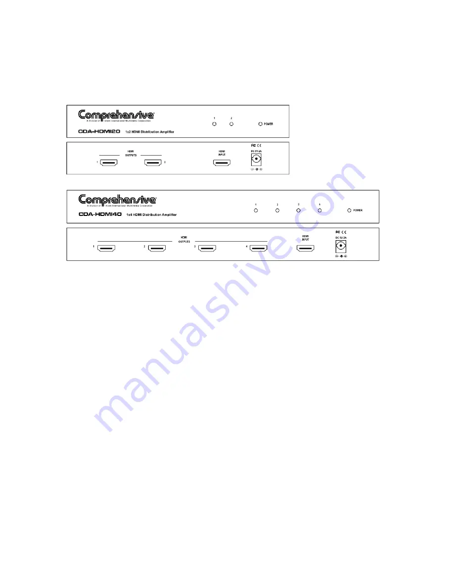 Comprehensive CDA-HDMI20 Instruction Manual Download Page 7