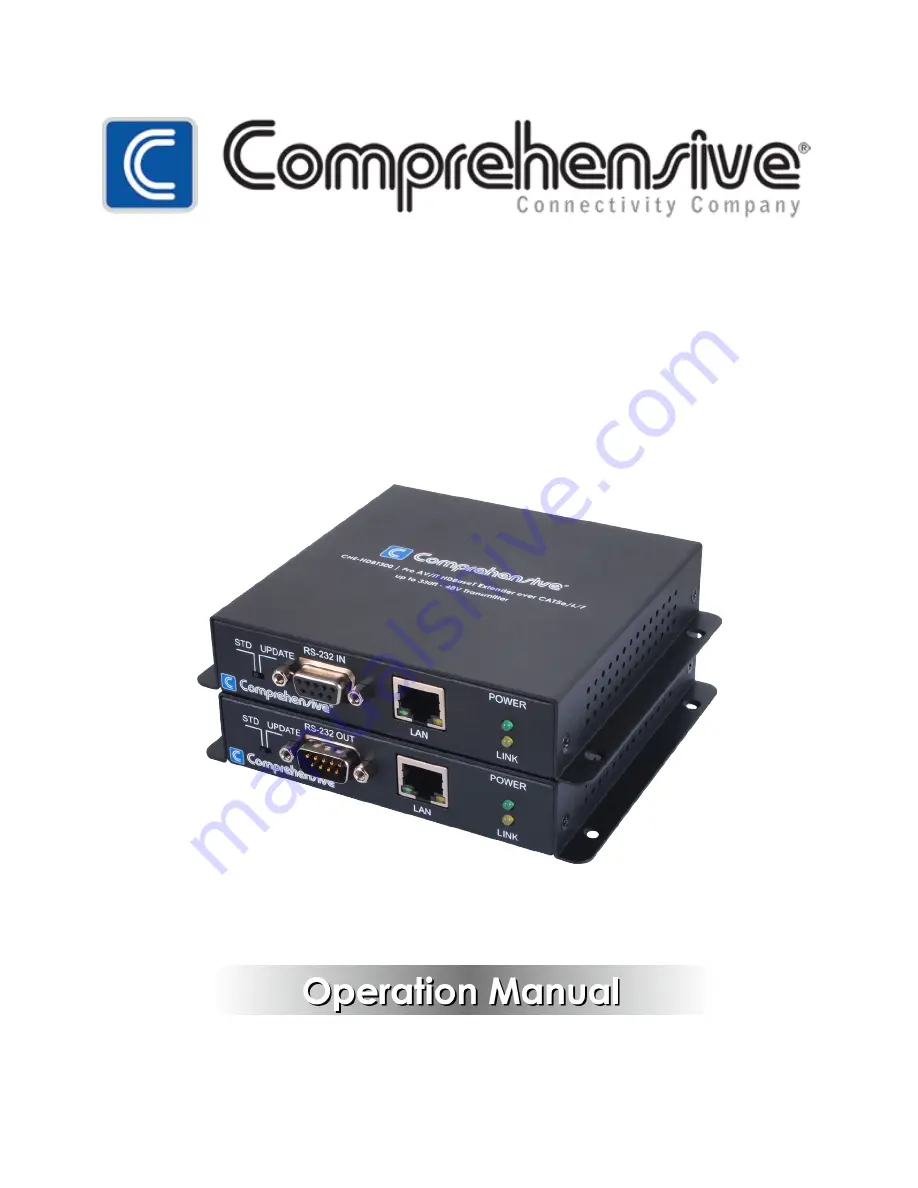 Comprehensive CHE-HDBT300 Operation Manual Download Page 1