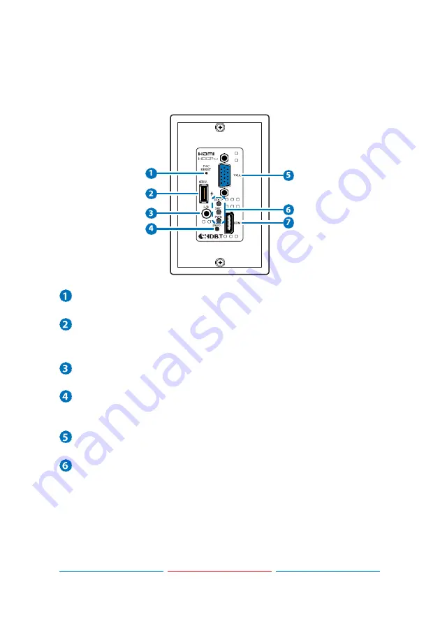 Comprehensive CHE-HDBTWP110K Operation Manual Download Page 8