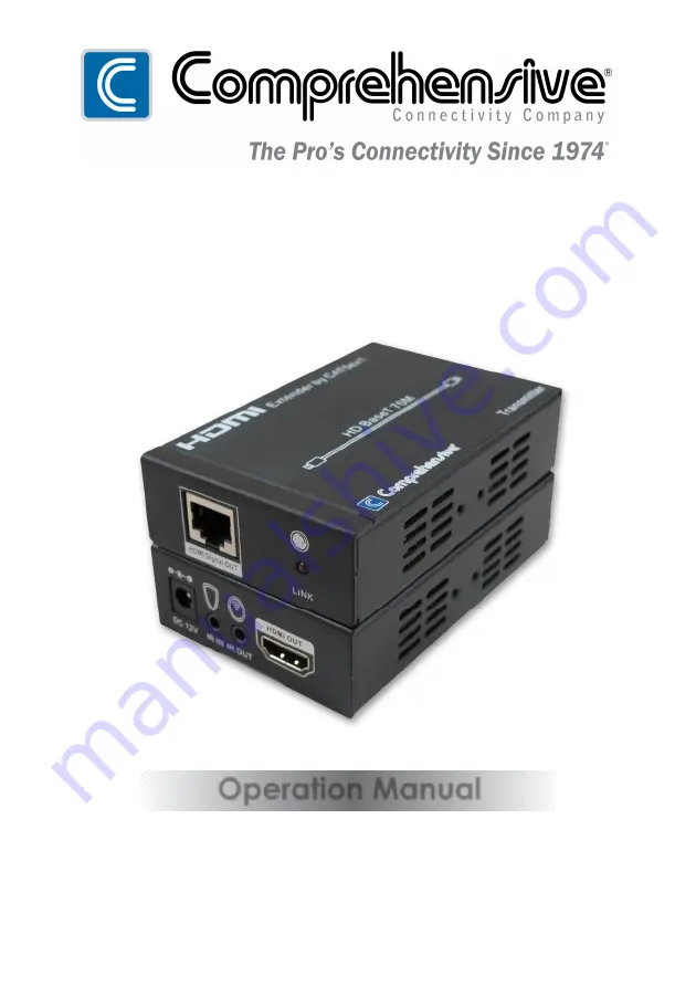 Comprehensive CHE-HDRT200 Operation Manual Download Page 1