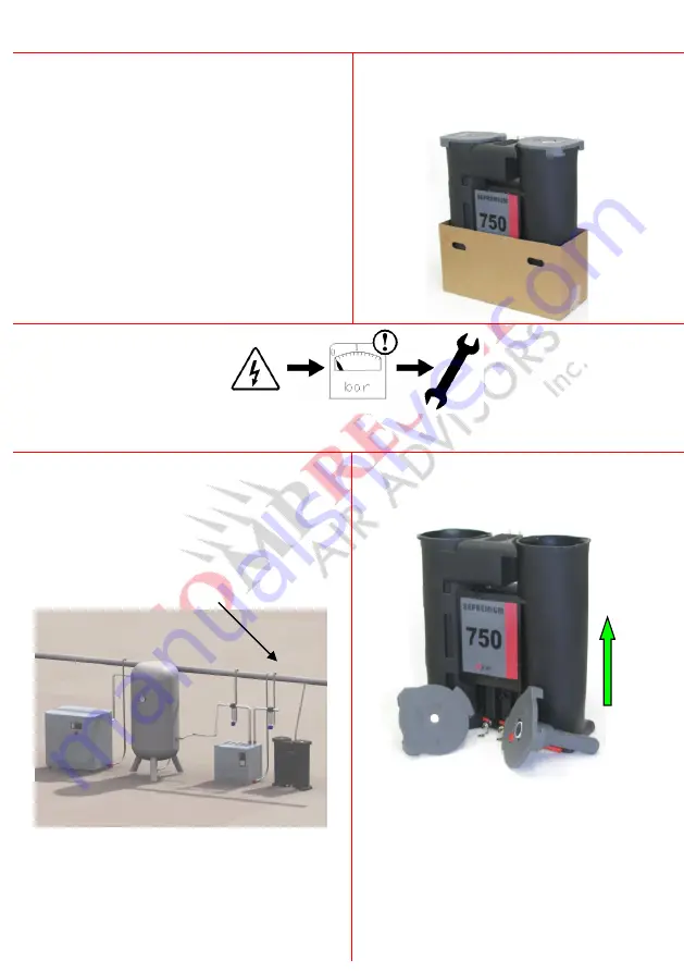 Compressed Air Advisors SEPREMIUM 750 Installation & Maintenance Instructions Manual Download Page 4