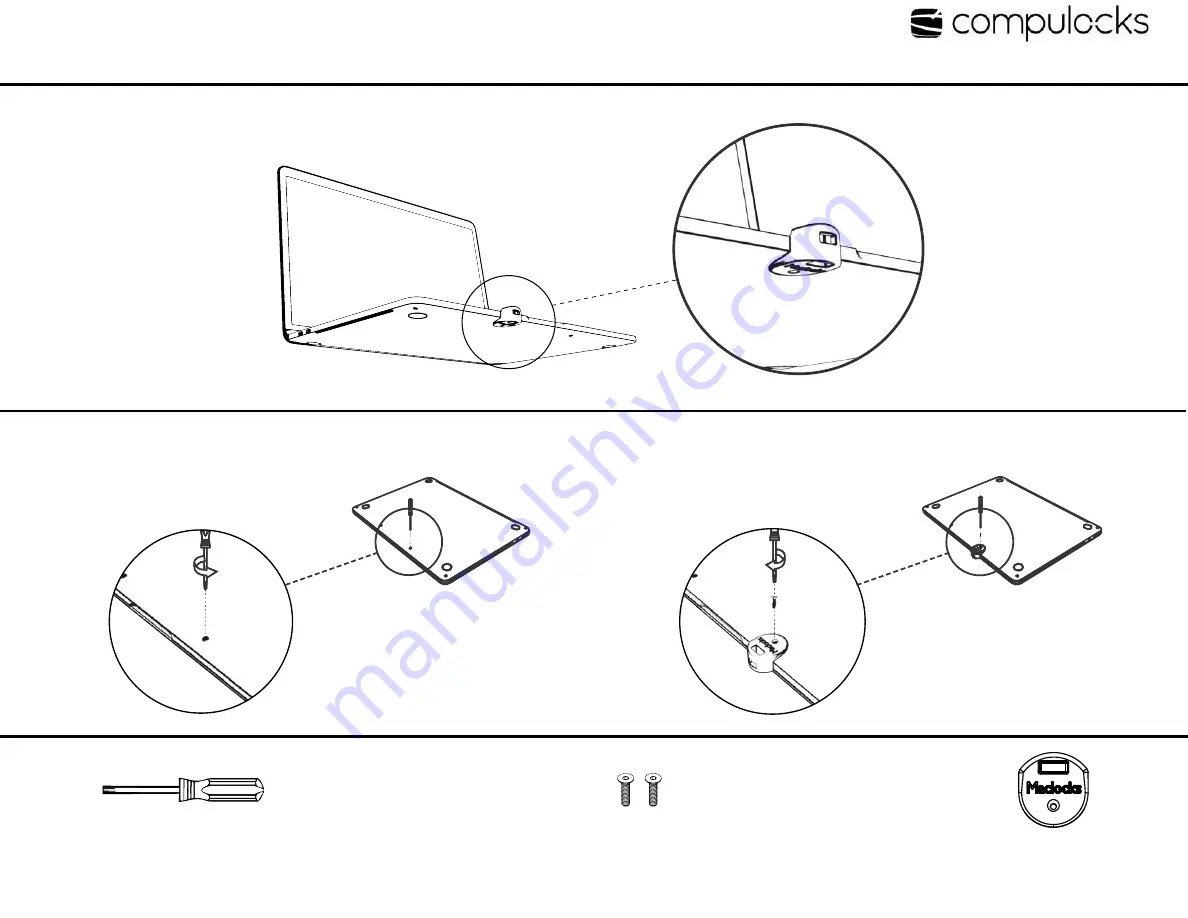 compulocks MBPR14LDG01 Assembly Instructions Download Page 4