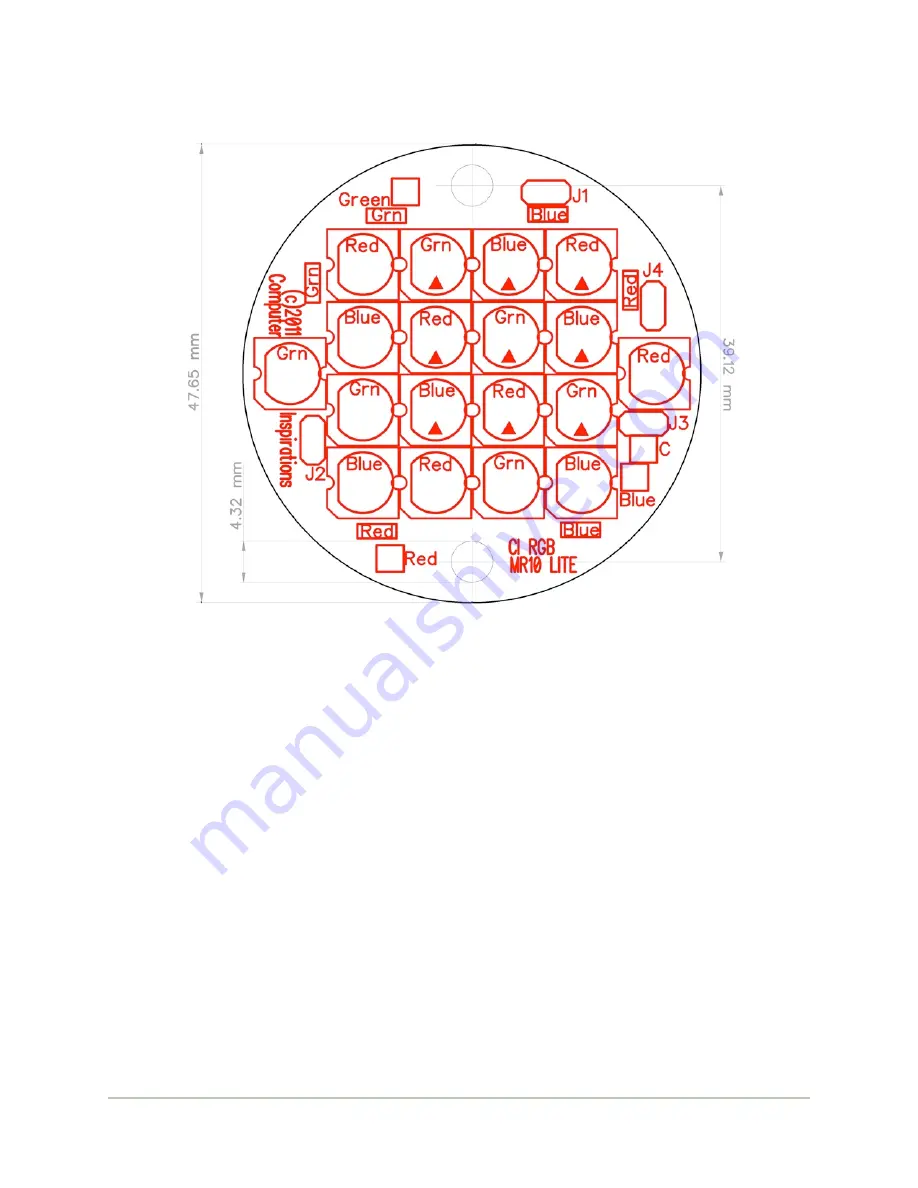 COMPUTER inspirations RGB MR-16 LED PCB Assembly Instructions & Technical Manual Download Page 8