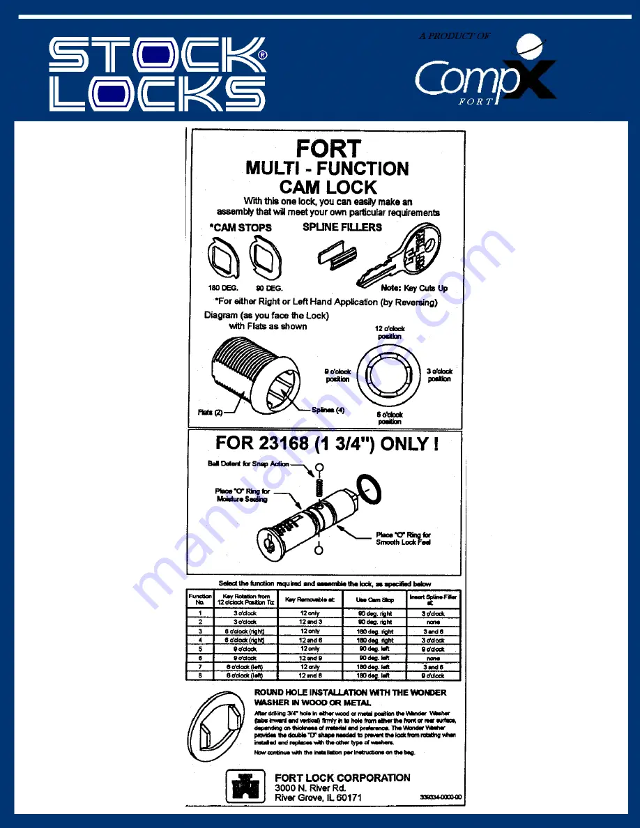 COMPX 23-24KSERIES Quick Manual Download Page 1