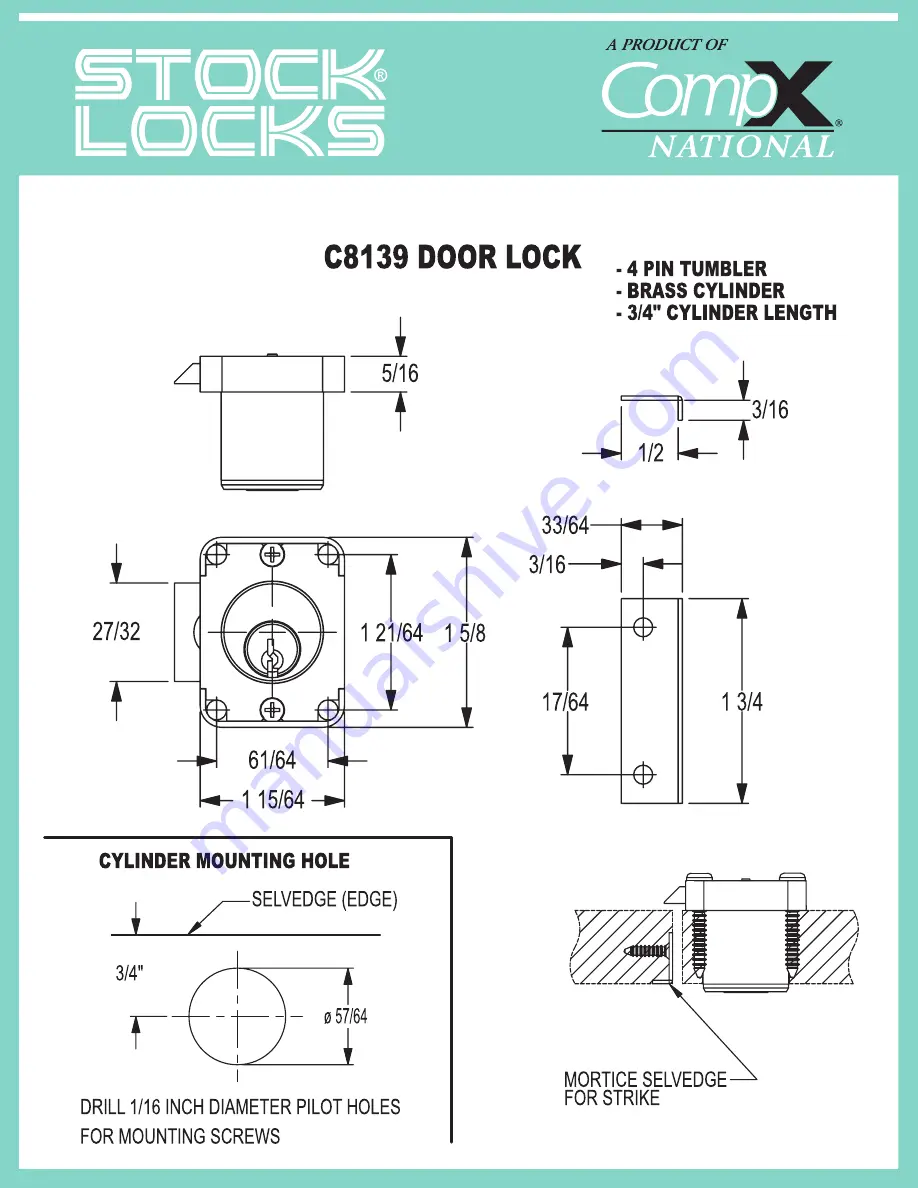 COMPX C8139 Скачать руководство пользователя страница 1