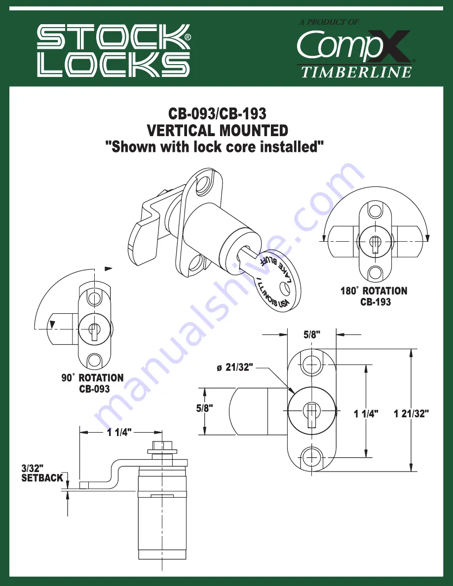 COMPX CB093-193 Instruction Sheet Download Page 1