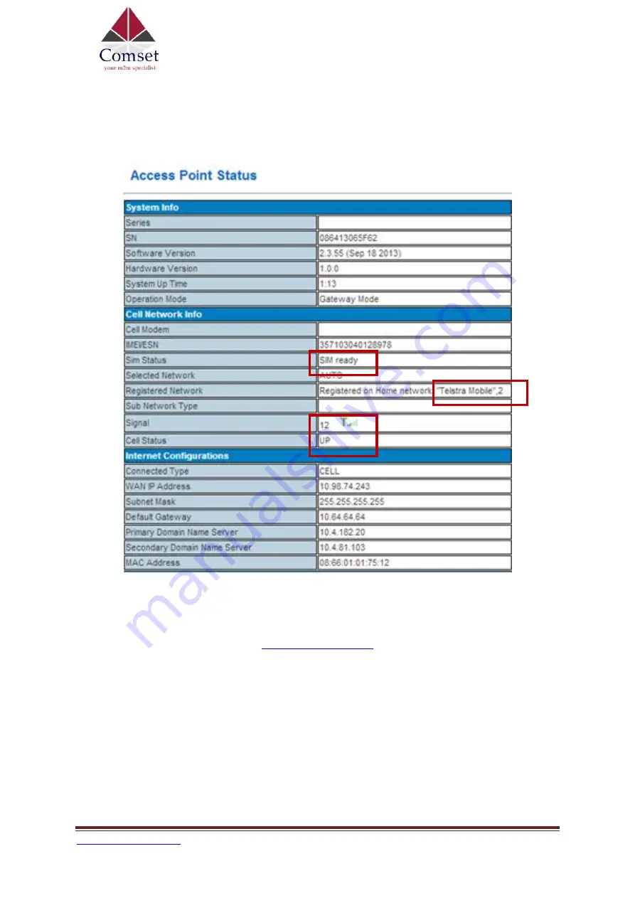 Comset CM685 Series Скачать руководство пользователя страница 3