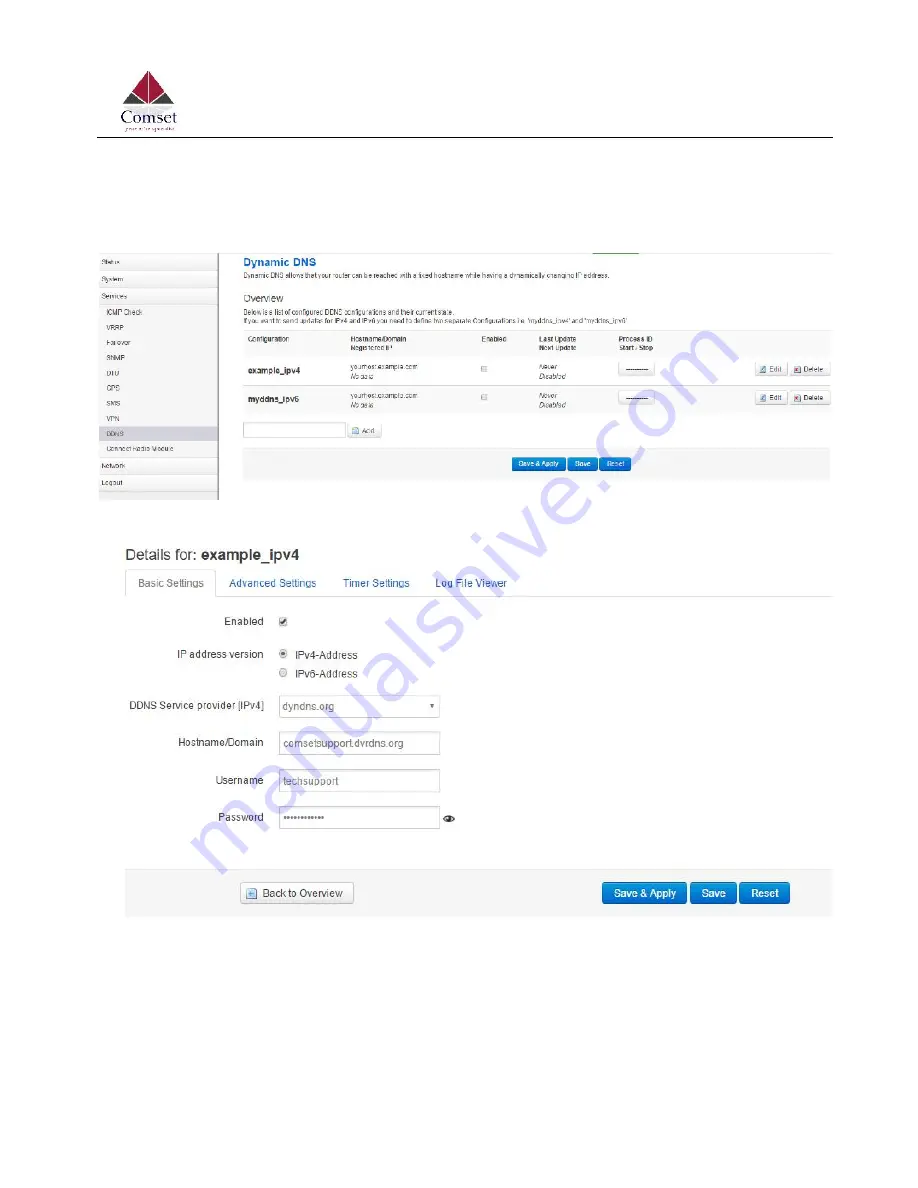 Comset CM685V-1 Скачать руководство пользователя страница 56