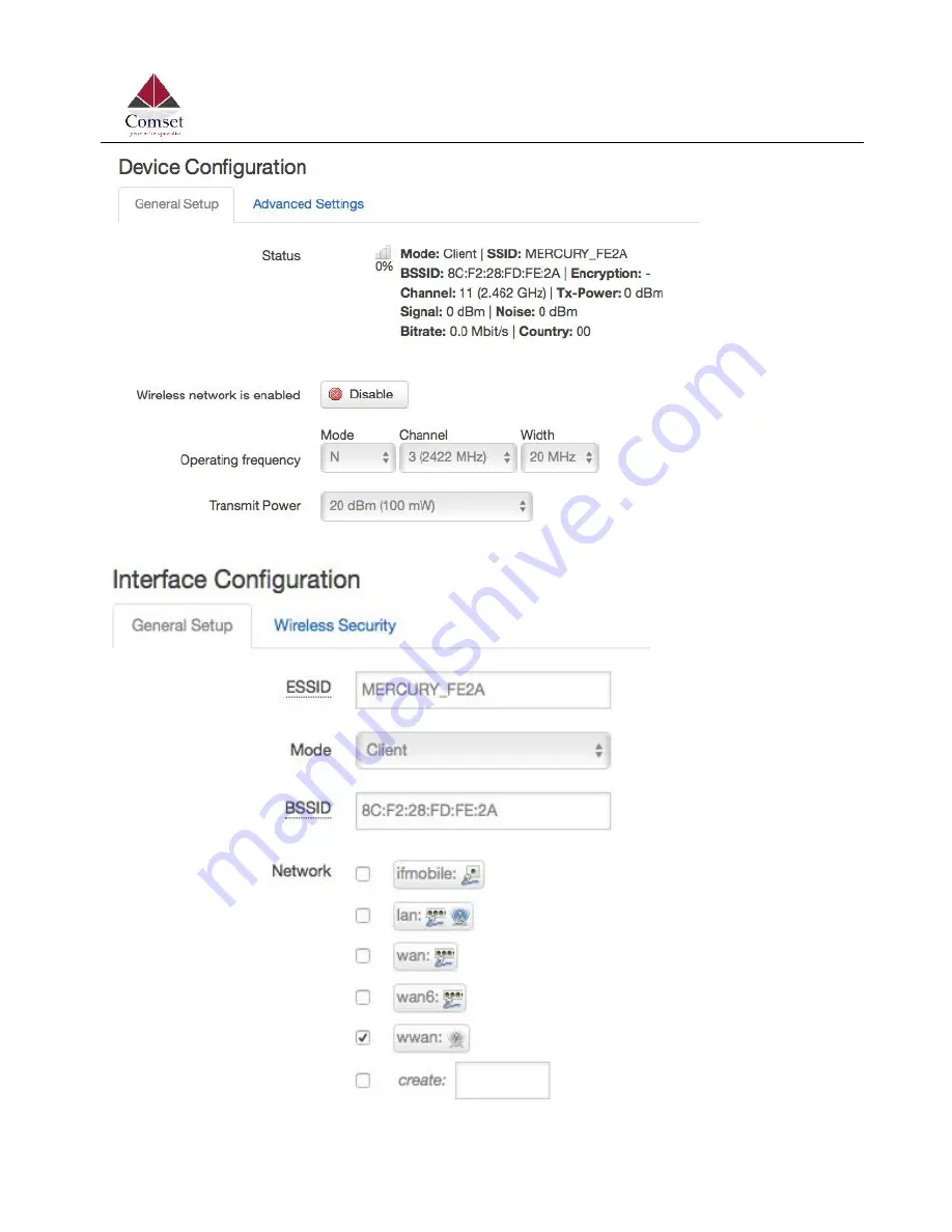 Comset CM685V-1 Скачать руководство пользователя страница 73