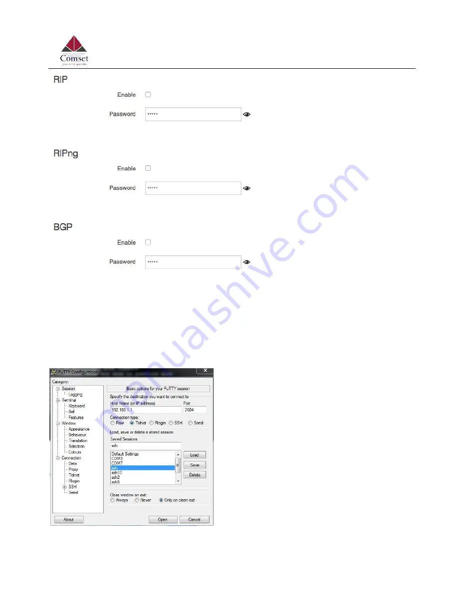 Comset CM685V-1 User Manual Download Page 87