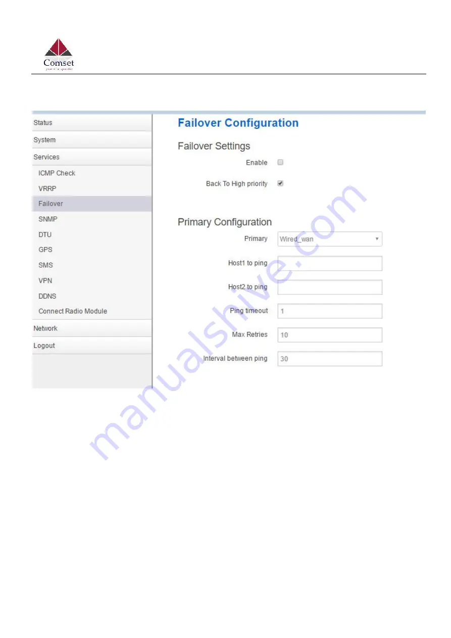 Comset CM685V-4 User Manual Download Page 37