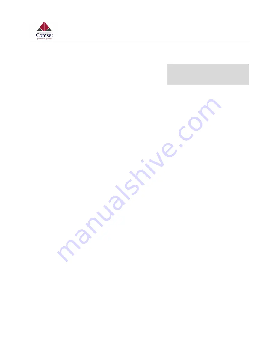 Comset CM685VX User Manual Download Page 13