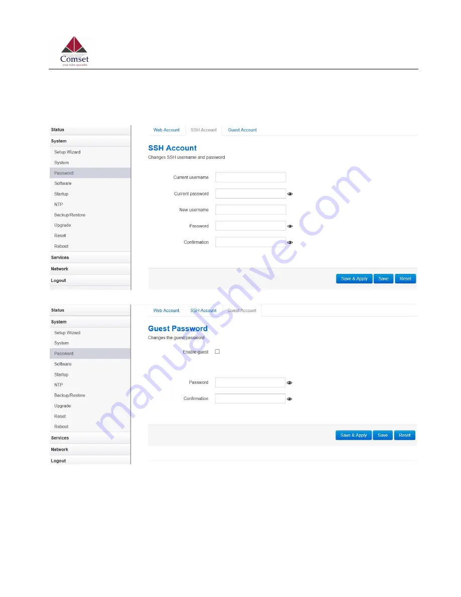 Comset CM685VX User Manual Download Page 31