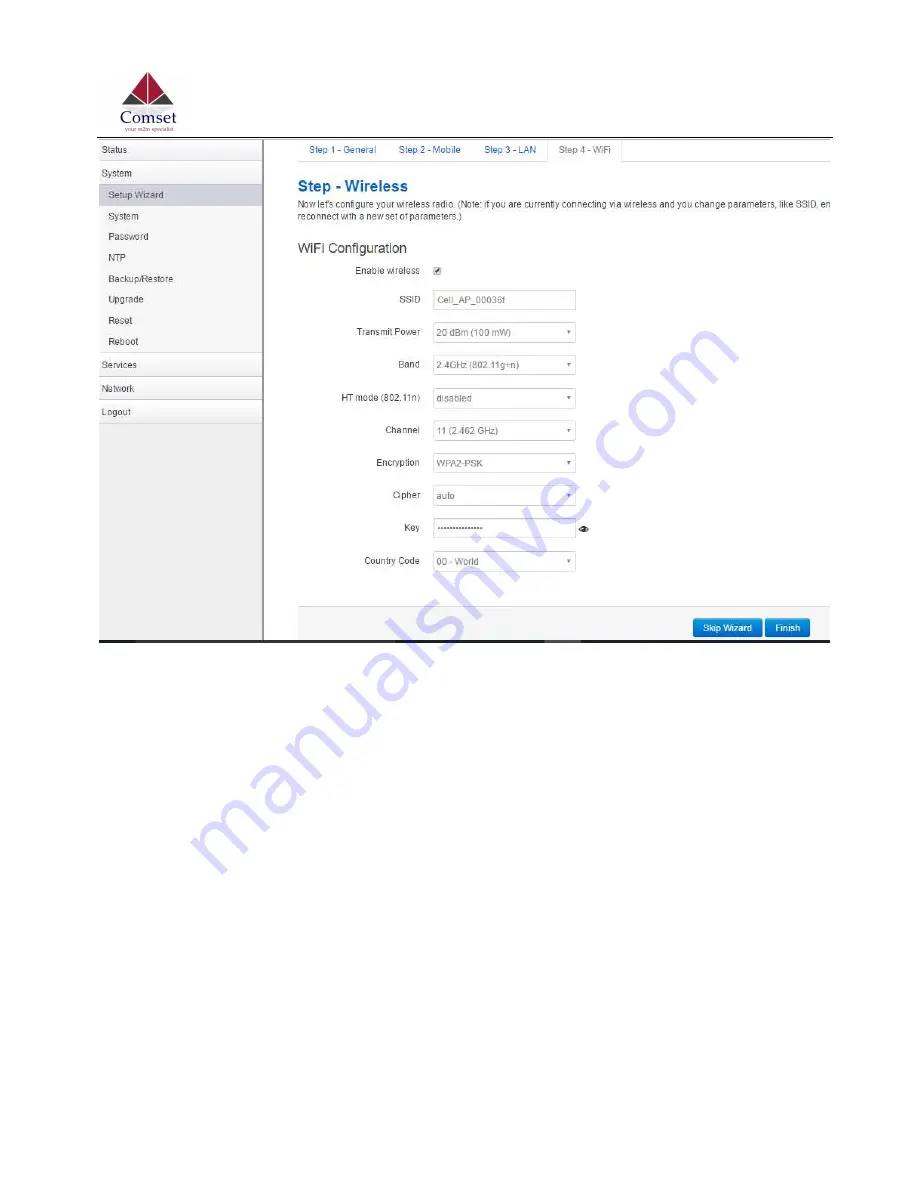 Comset CM820V-4 User Manual Download Page 24