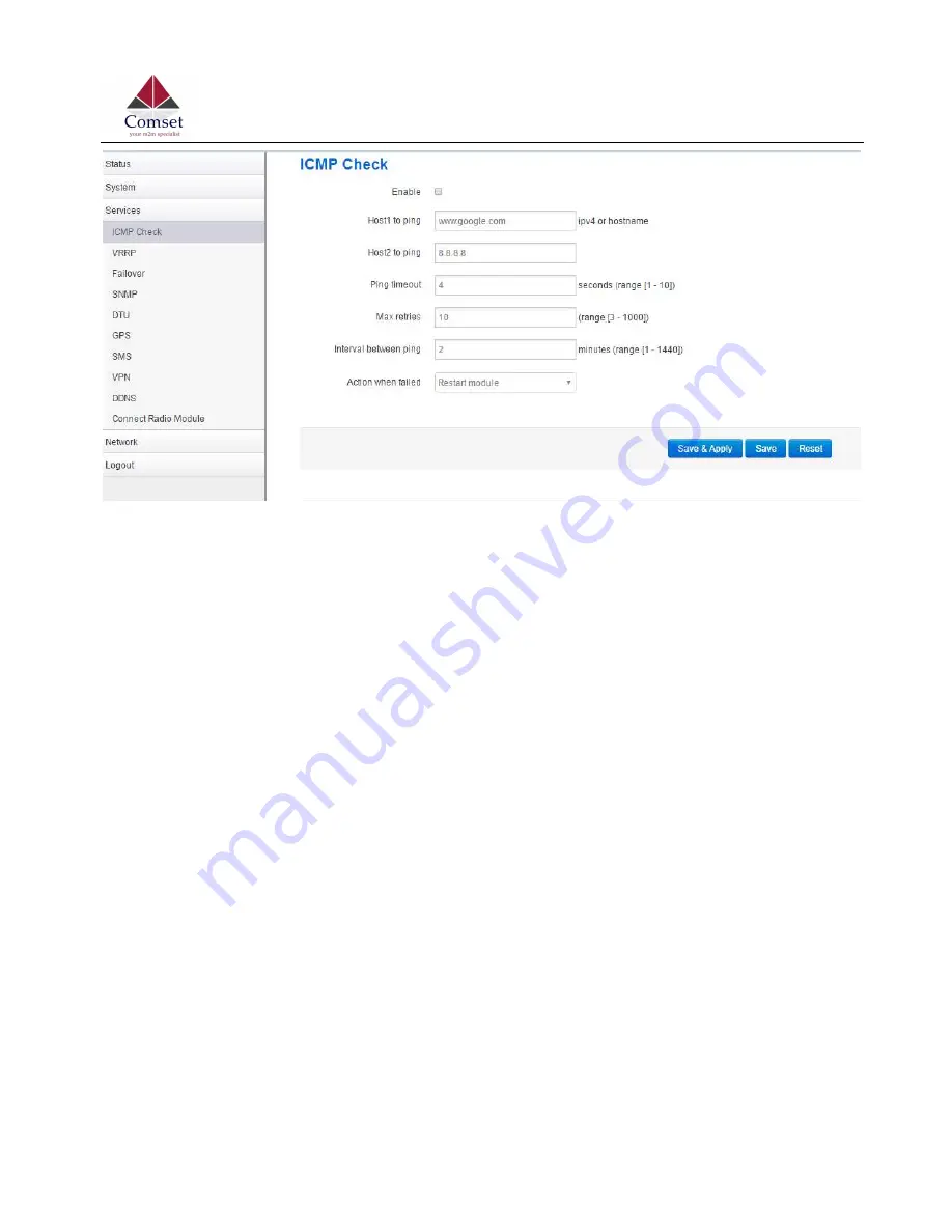 Comset CM820V-4 User Manual Download Page 32