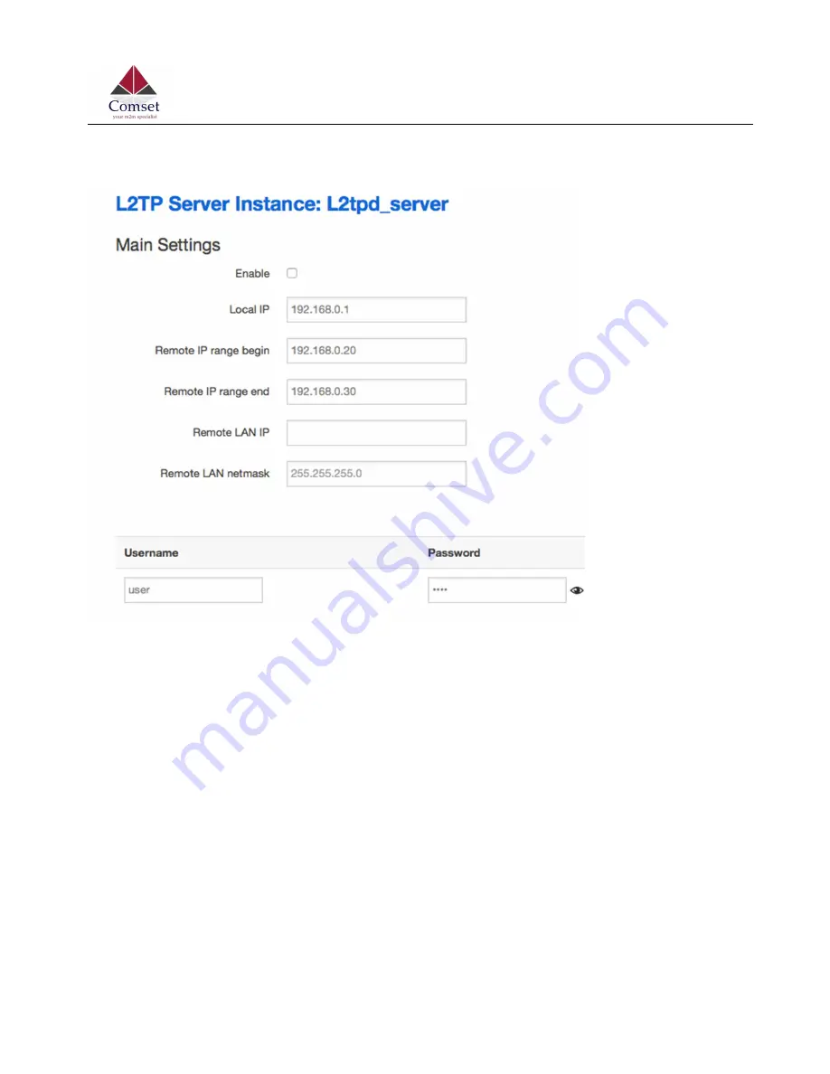 Comset CM820V-4 User Manual Download Page 50