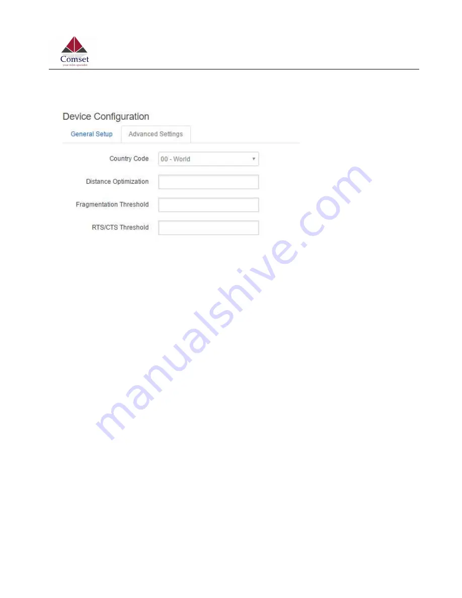 Comset CM820V-4 User Manual Download Page 66