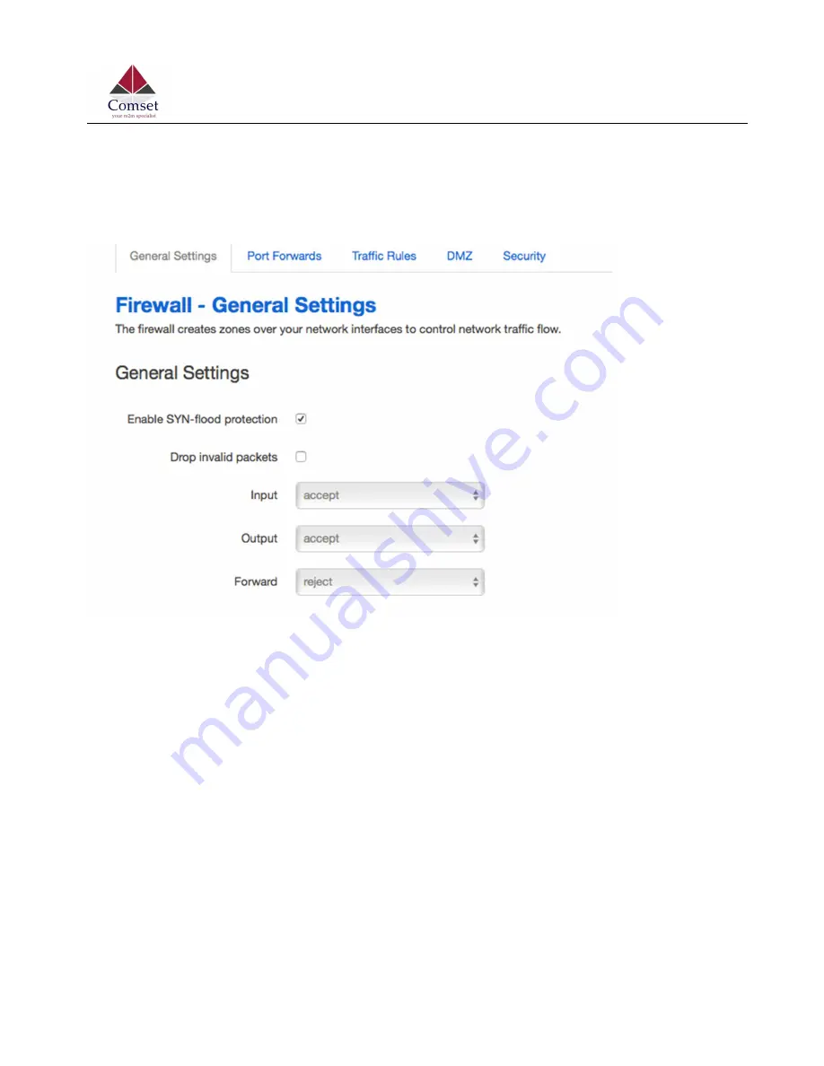 Comset CM820V-4 User Manual Download Page 72