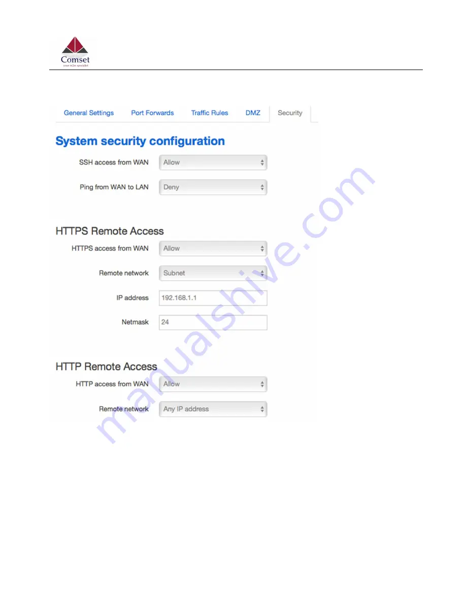 Comset CM820V-4 User Manual Download Page 78