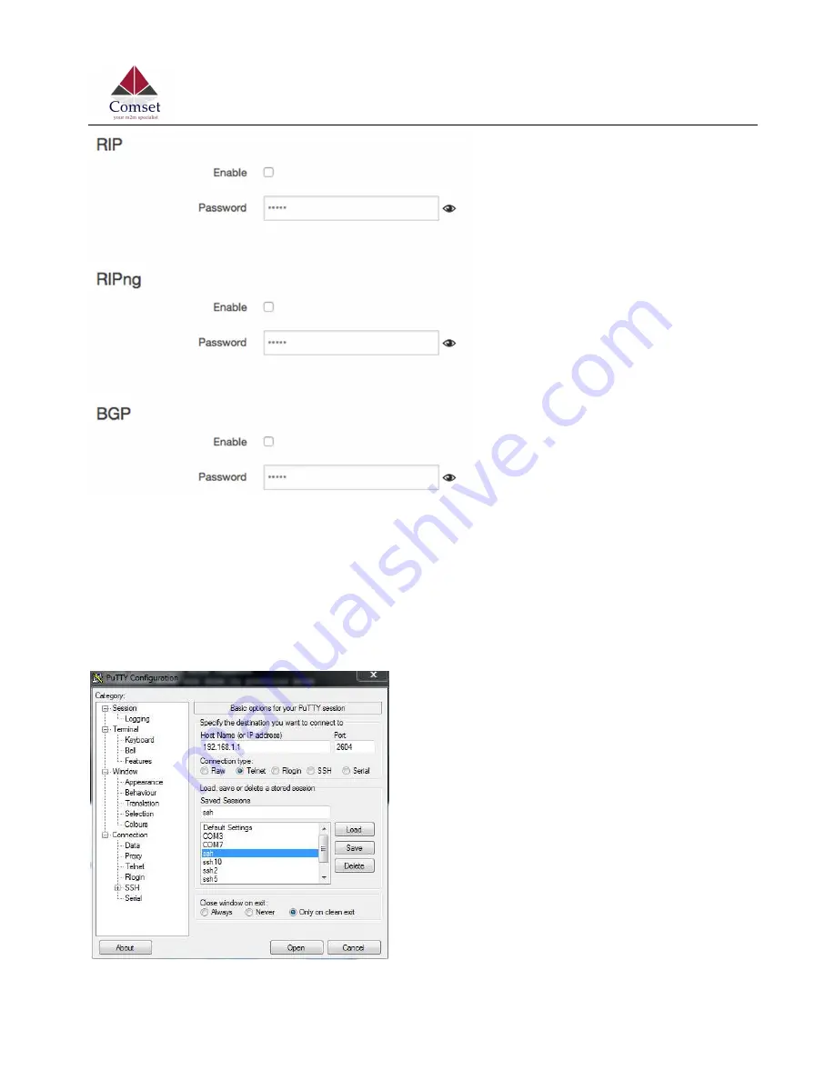 Comset CM820V-4 User Manual Download Page 84