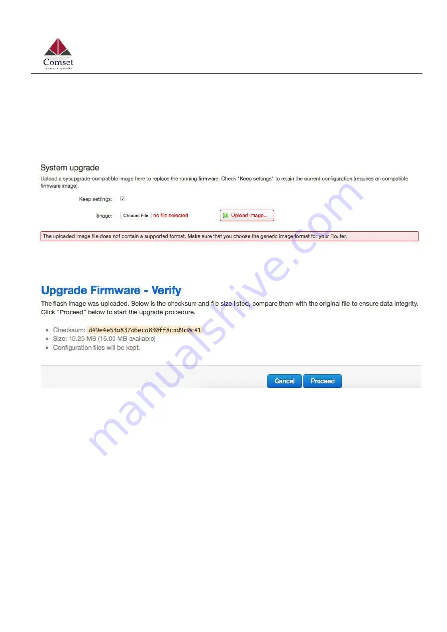 Comset CM820V-W User Manual Download Page 29