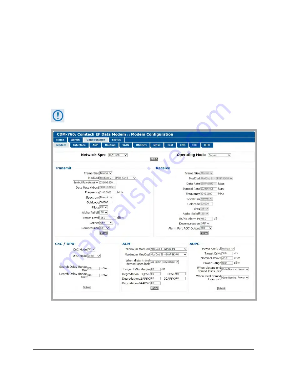 Comtech EF Data CDM-760 Installation And Operation Manual Download Page 185