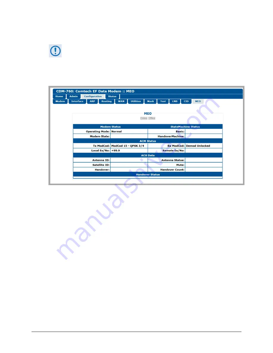 Comtech EF Data CDM-760 Installation And Operation Manual Download Page 215