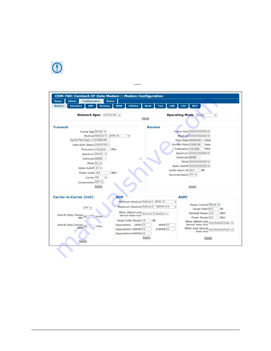 Comtech EF Data CDM-760 Installation And Operation Manual Download Page 373