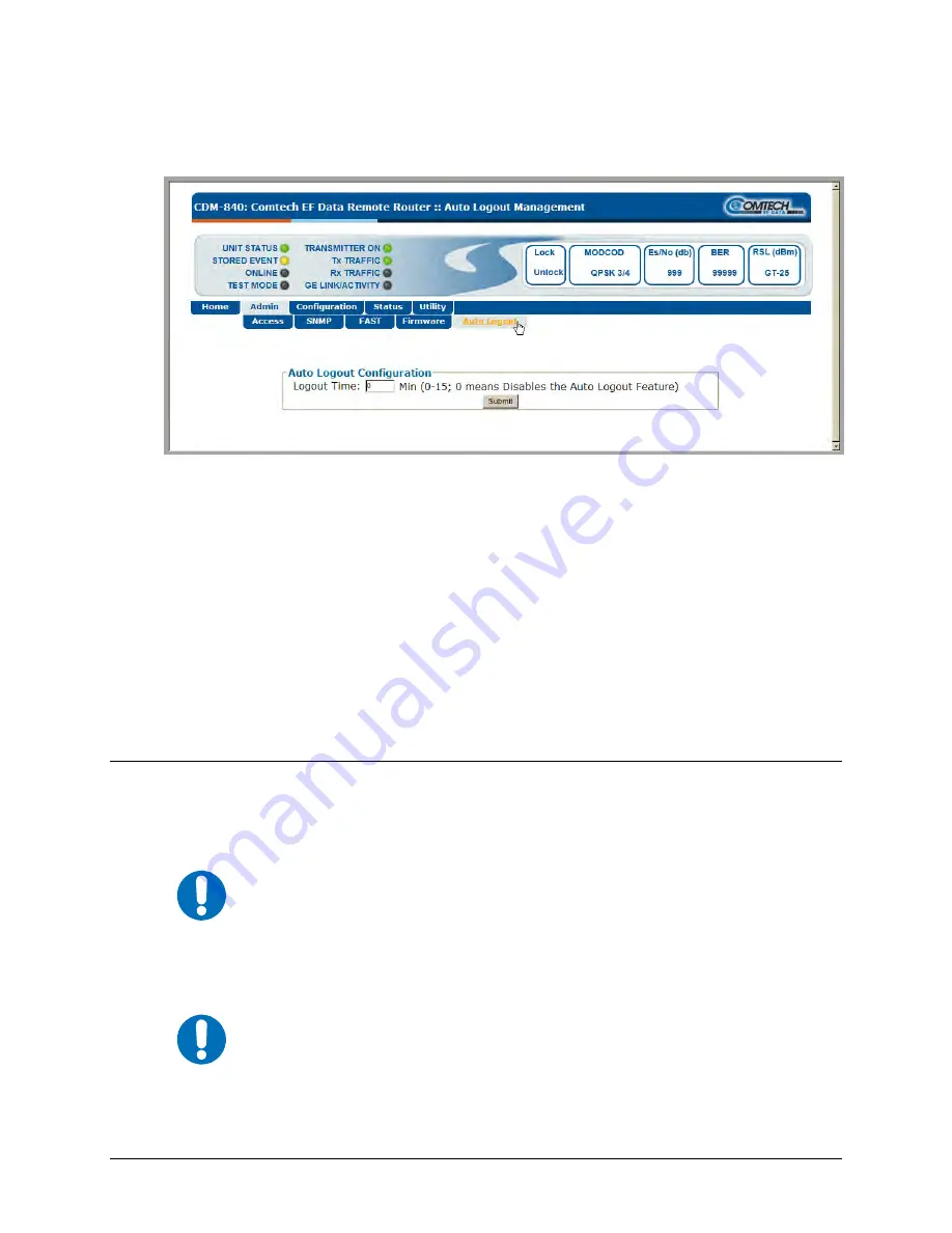 Comtech EF Data CDM-840 Скачать руководство пользователя страница 58