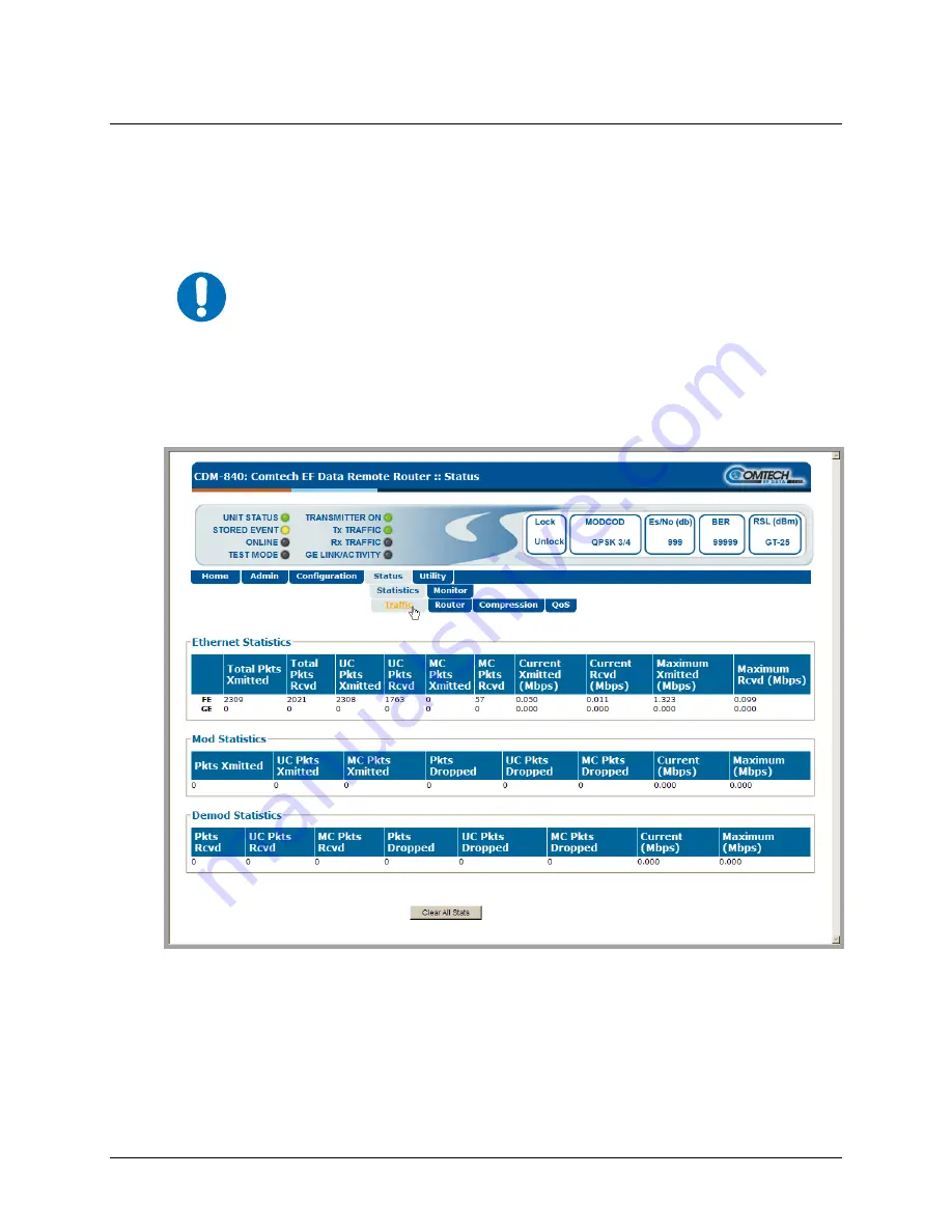 Comtech EF Data CDM-840 Скачать руководство пользователя страница 76