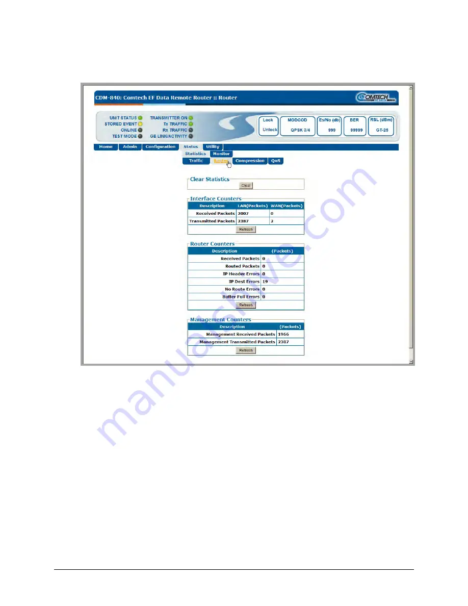 Comtech EF Data CDM-840 Скачать руководство пользователя страница 78