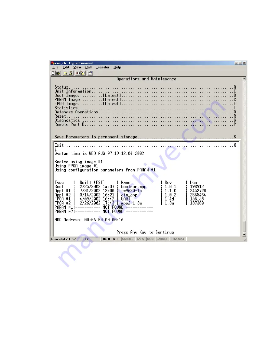 Comtech EF Data CIM-550 Installation And Operation Manual Download Page 189