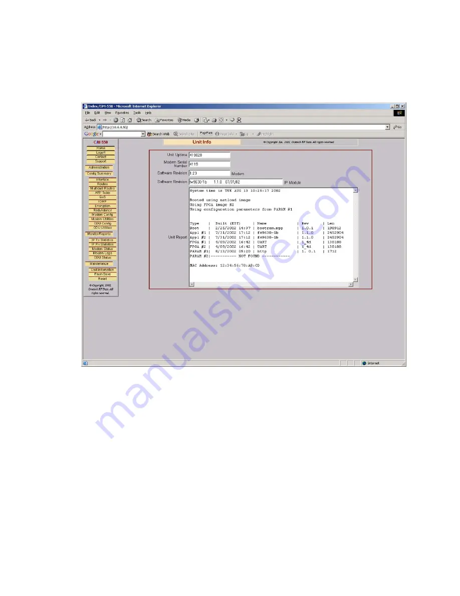 Comtech EF Data CIM-550 Скачать руководство пользователя страница 233