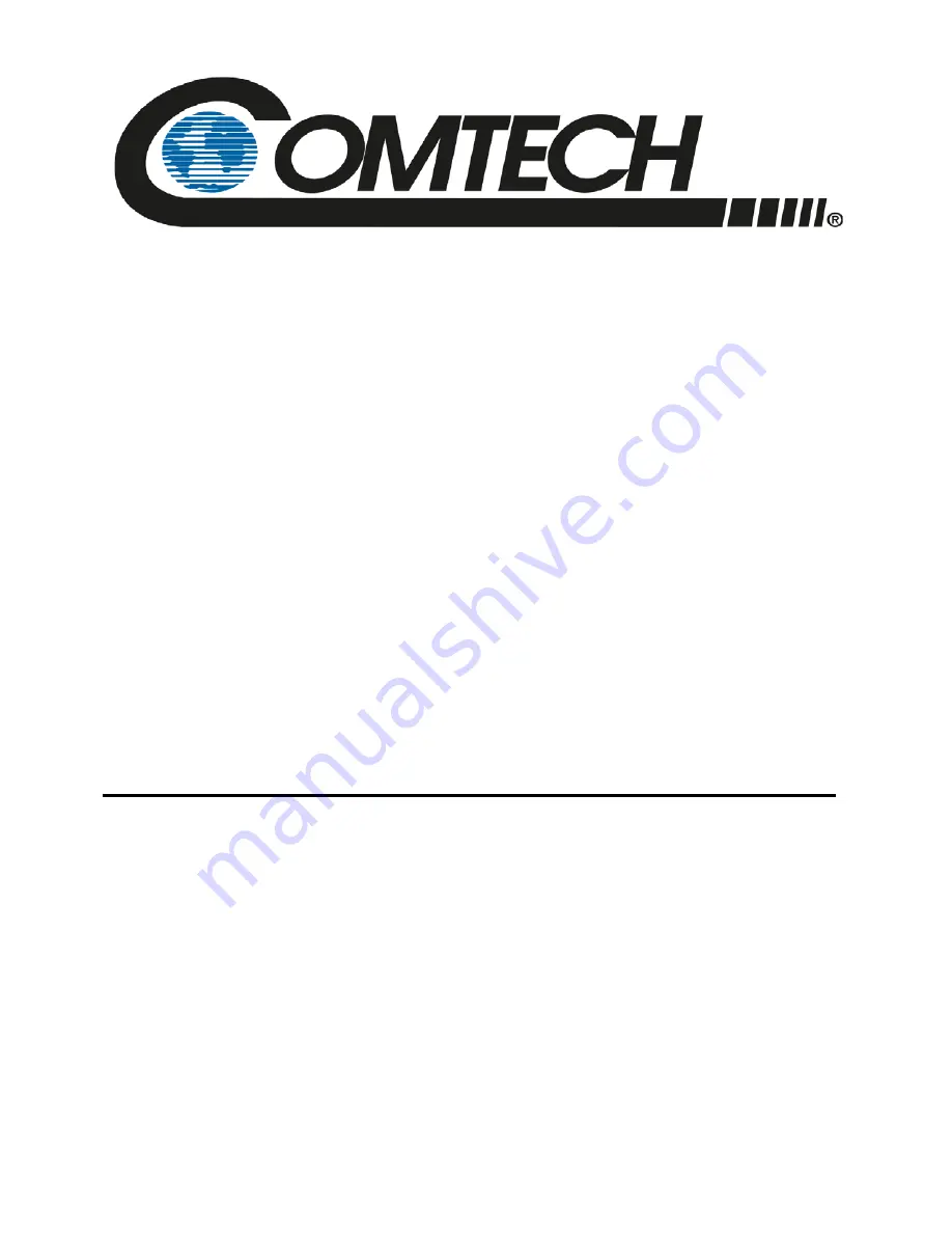 Comtech EF Data LNAS Installation And Operation Manual Download Page 1