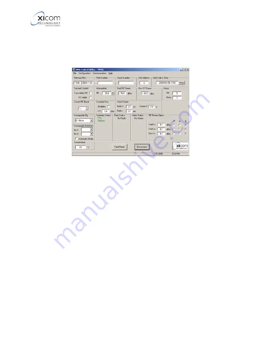 Comtech Xicom Technology XTD-1250KL Operation And Installation Manual Download Page 160