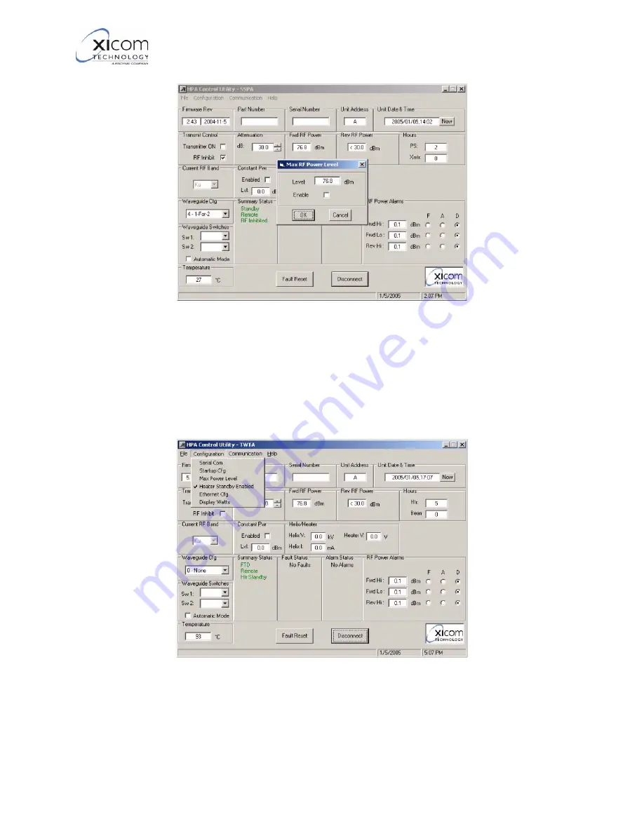 Comtech Xicom Technology XTD-1250KL Operation And Installation Manual Download Page 164