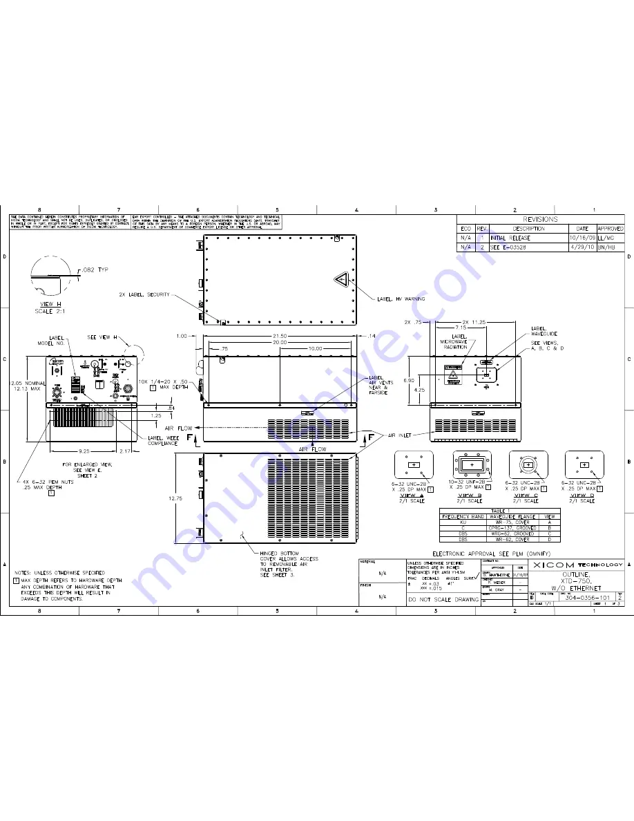 Comtech Xicom Technology XTD-750K Operation And Installation Manual Download Page 139