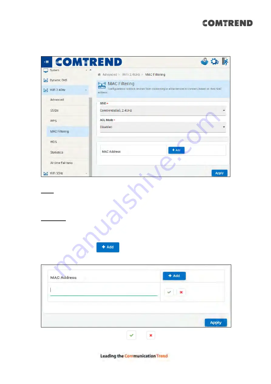 Comtrend Corporation 20190708 User Manual Download Page 52