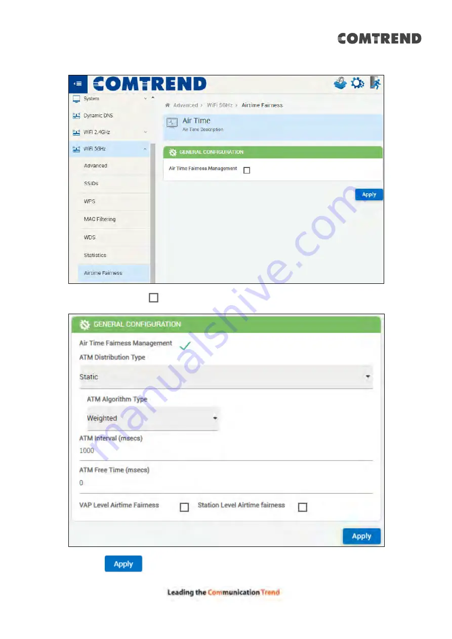 Comtrend Corporation 20190708 User Manual Download Page 70