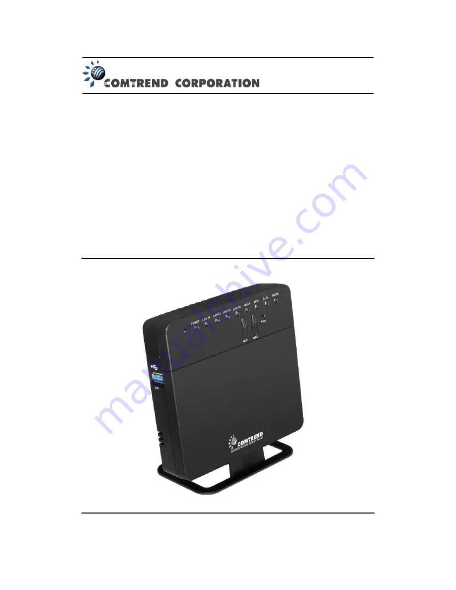 Comtrend Corporation AR-5382u User Manual Download Page 1