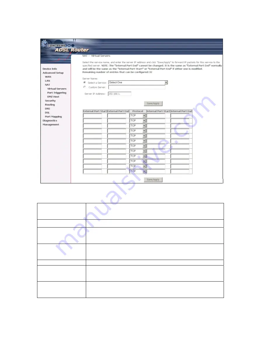 Comtrend Corporation CT-5071E Скачать руководство пользователя страница 46