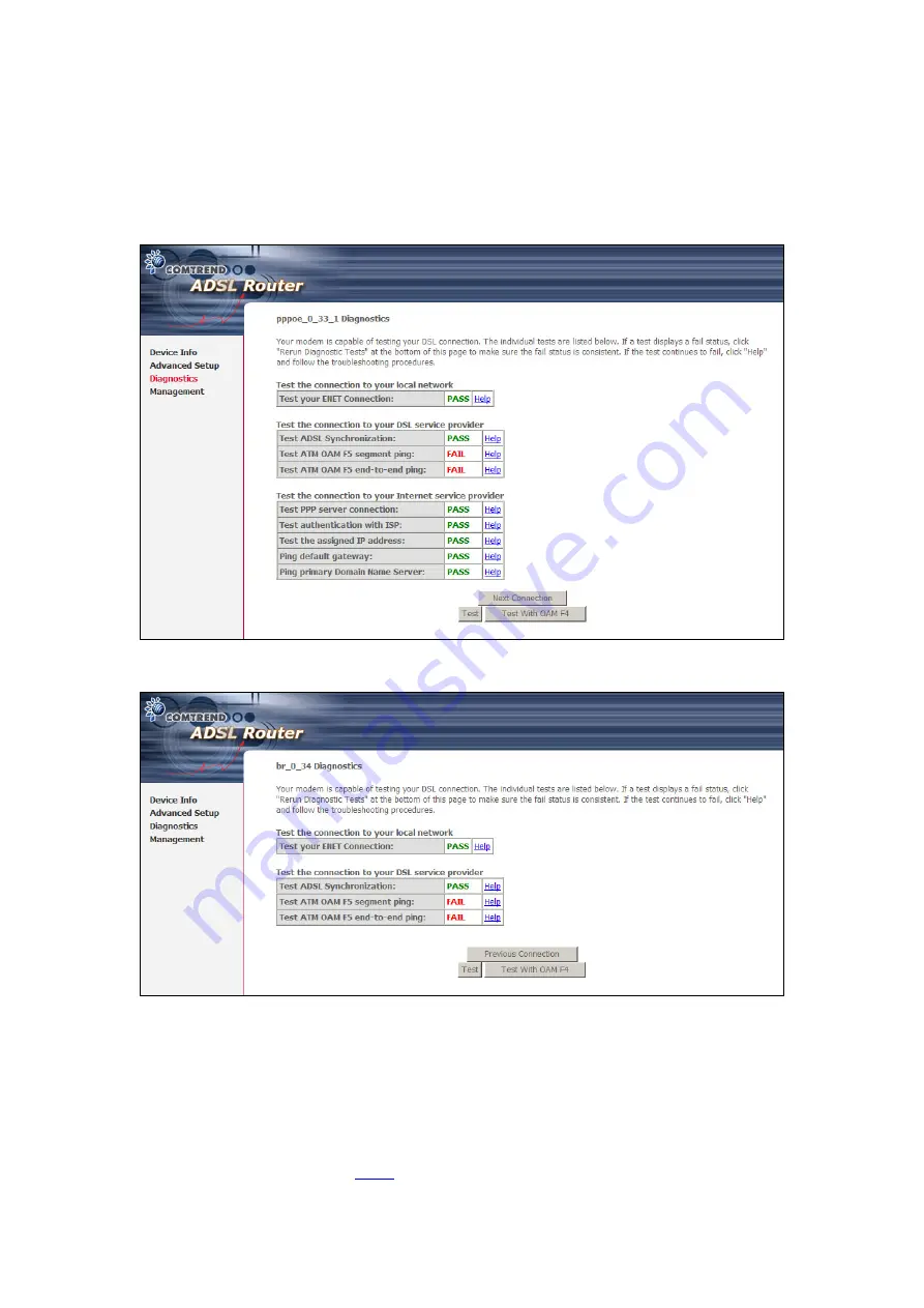 Comtrend Corporation CT-5072S User Manual Download Page 58